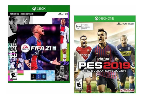 Fifa 21 + Pes 19 Xbox One Envío Gratis Nuevos Sellados