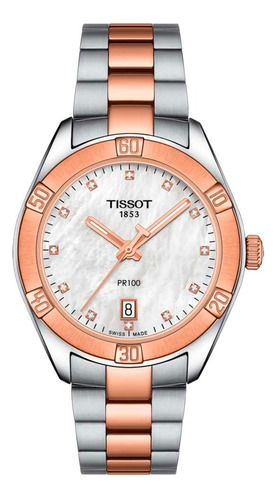 Reloj Tissot Pr100 Sportchic Para Dama T101.910.22.116.00