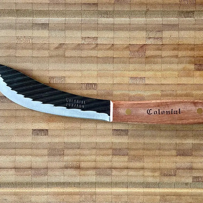 Colonial® - Desollador Forjado Alto Carbono 6 Pulgadas. Color MANGO MADERA. HOJA ACERO NEGRO | Meses sin interés