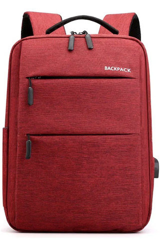 Mochila Porta Notebook Con Salida Usb Impermeable Muy Segura