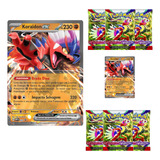 Box Pokémon Lendas De Paldea Coleção Koraidon Ex 33017 Copag