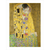Lamina Fine Art El Beso Gustav Klimt 70x100 Cm Myc Arte