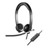 Fone De Ouvido Headset Logitech H650e Stereo Usb