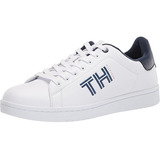 Tenis Tommy Hilfiger Original 27.5 Mx Blanco Lathan