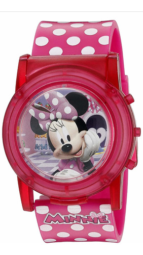 Reloj Minnie Mouse Mimi Original Digital Disney Niñas Cuarzo