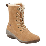 Bota Cuero Mujer Madras Camel Hush Puppies