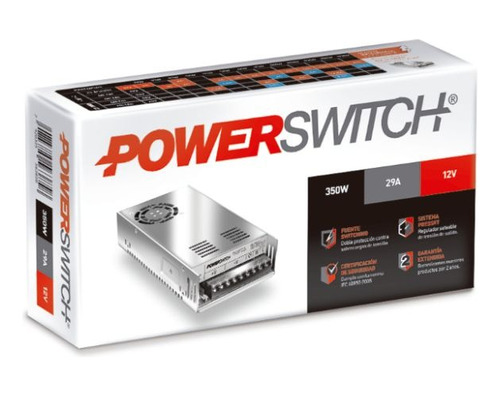 Fuente Transformador Power Switch 350w 29a 12v Ip20