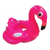 Boia Com Fralda Inflável Infantil Piscina Mar Bebê Flamingo