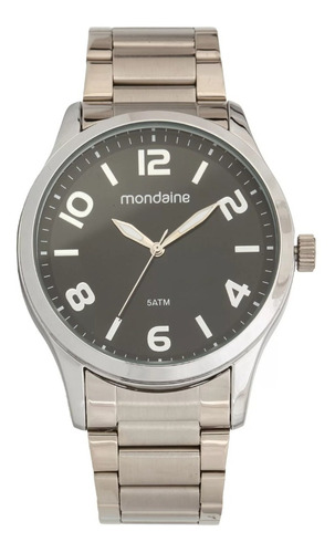 Relogio Mondaine 53520g0mvne1 Prateado Elegante Chique