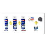 Pintura Aerosol Retoque Automotriz Color + Laca + Primer Kit