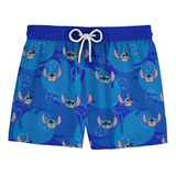 Short Bermuda Masculino Liloalien Fofo Desenho Animado 495