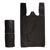 Pack 500 Bolsas Camiseta Plásticas 40x50 - Negra Todo Uso
