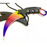 Cuchillo Karambit Tactico Curvo Multicolor