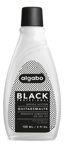 Caja X36 Quitaesmalte Black Profesional 100ml Algabo