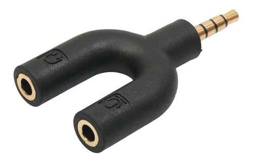 Splitter Adaptador Jack 3.5mm Micrófono Audífono Convertidor