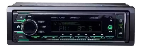 Radio De Auto Aiwa Con Usb, Bluetooth Y Lector De Tarjeta Sd