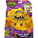 Tortugas Ninjas - Donatello Ninja Shouts - 14 Cm Con Sonido