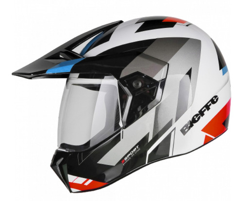 Capacete Moto Bieffe 3sport React + Viseira Fumê