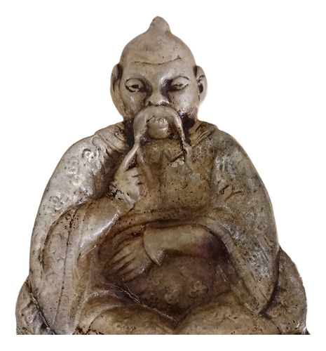 Cenicero En Bronce Figura De Buda