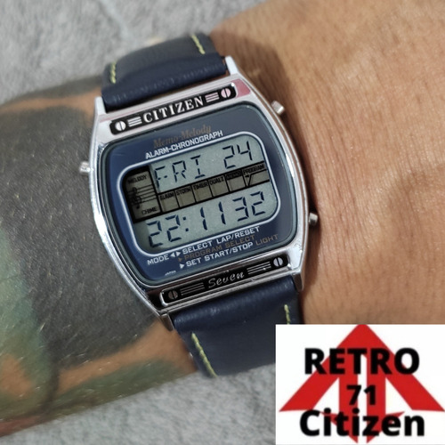 Relógio Citizen Memo Melody Raro Anos 80 