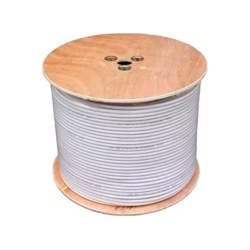 Cable Coaxial Rg6 Blanco Bobina 305m