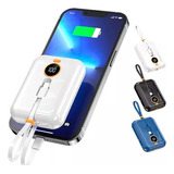 Carregador Portátil Power Bank 10000mah Rápido 22.5 Com Cabo