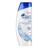 2 Pzs Head & Shoulders Shampoo 2en1 Limpieza Renovadora 375m