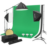 Raleno Softbox Kit De Iluminación Para Fotografía, Sistem.