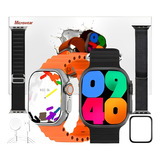 Relógio Smartwatch W69 Ultra Series 9 Amoled Nfc + Pulseiras