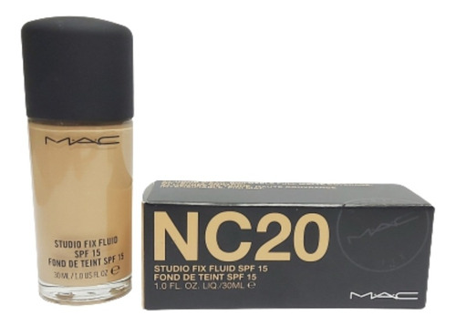 Base Mac Studio Fix Fluid Spf 15 Nc 20 30ml Original 