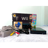 Nintendo Wii (negro) + Accesorios