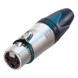 Conector Xlr Blindado Contactos En Oro Neutrik Nc3fxx-emc