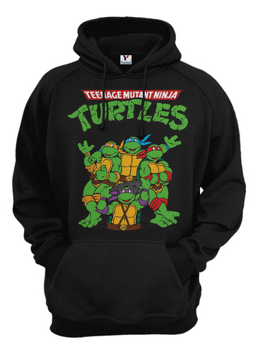 Sudadera Tortugas Ninja, Con Capucha /cangurera Unisex 02