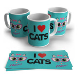 Adorable Pocillo Gato Mugs Gatito Anime Vasos Tazas Regalo 