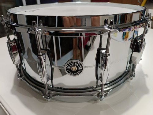 Caixa Gretsch Brooklyn Chrome Over Steel Shell 14 X 6,5