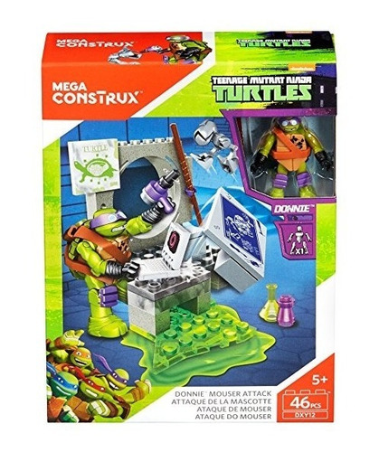 Kit De Ataque Mouser Edificio Mega Construx Tortugas Ninja D