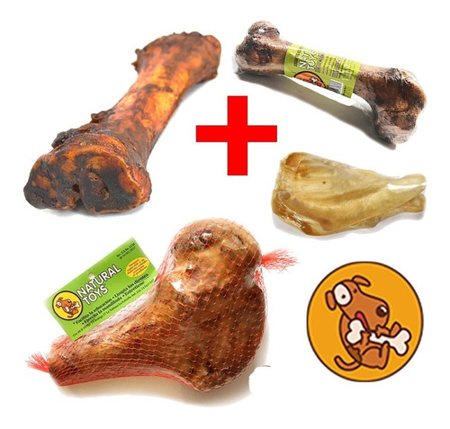 Combo Hueso Femur Cerdo, Pata Res, Femur Res, Orejas Res