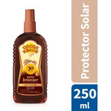 Cocoa Beach Protector Solar Spray Bronzer Emulsion Fps30