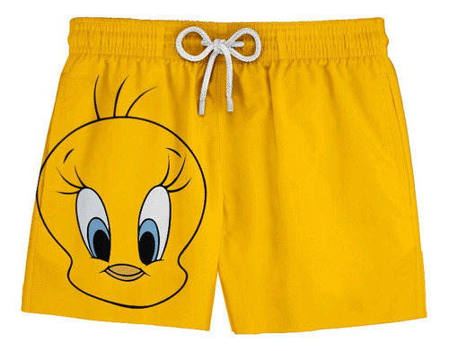  Bermuda Short Piu Piu Looney Tunes Passarinho Fofo Ref 564