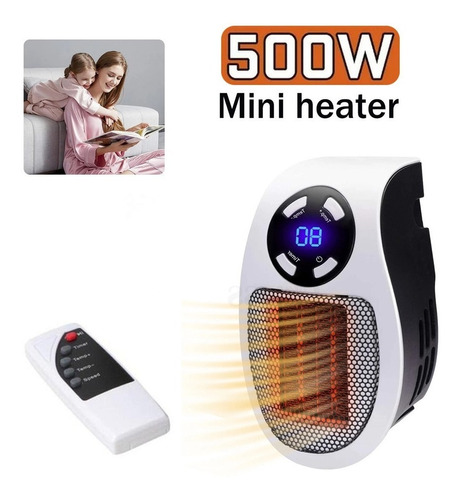 Ventilador De Calefacción Portátil Mini Calentador Eléctrico