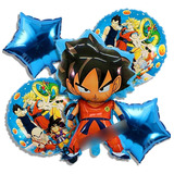 Globos Metálicos (5 Piezas) Dragon Ball Goku