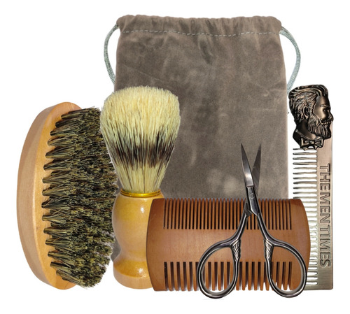 Kit Para Barba Bigote Cuidado Para Hombres Set Herramientas 