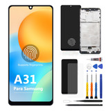 Para Samsung A31 A315 Pantalla Táctil Lcd Oled Con Marco