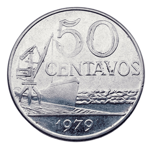 Moeda Brasileira De 50 Centavos 1979 - Sob/fc