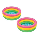 Intex - Piscina Para Bebés Sunset Glow (34 X 10 Pulgadas) .