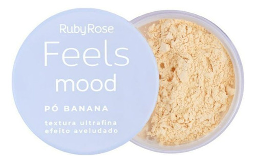 Pó Solto Banana Facial Fixador De Maquiagem Feels Ruby Rose