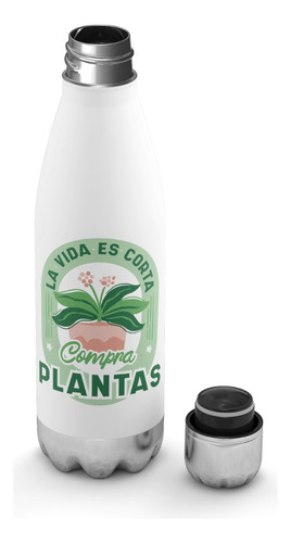 Botella De Agua Termica Compremos Plantas