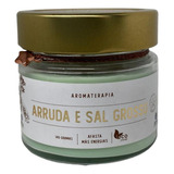 Vela Perfume Arruda Com Sal Grosso Aromas Atria Indiana 140g