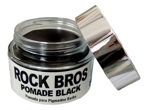 Pomada Negra Para Pintar Barba Y Bigote Rock Bros