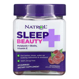 Natrol Sleep + Beauty Melatonina Y Biotina 60 Gomitas Sfn
